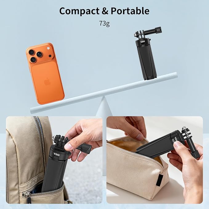 VRIG TP29 Extenable Mini Camera Tripod, Portable Small Handle Grip Desktop - Image 4