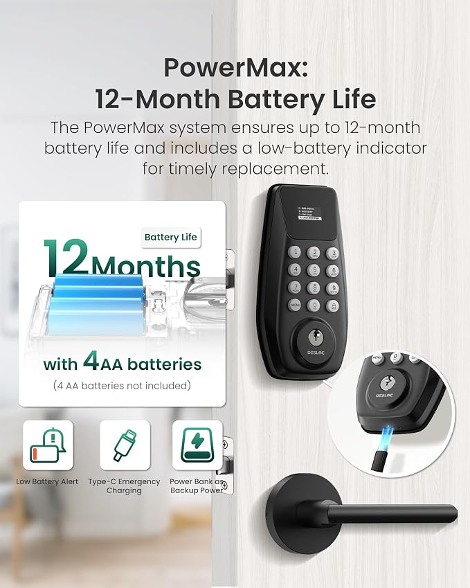 DESLOC C100 Keyless Entry Door Lock - Image 5