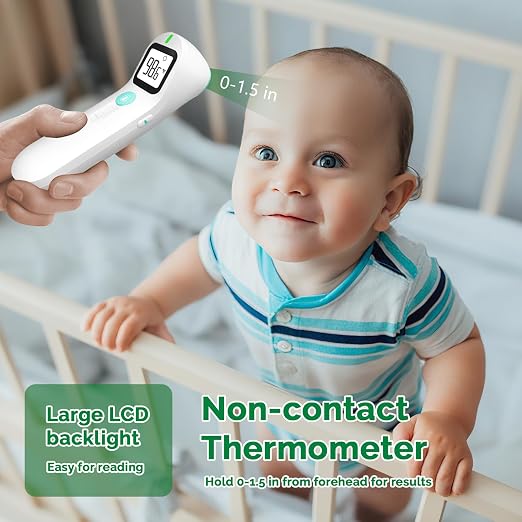Greetmed No Touch Forehead Digital Thermometer - Image 3