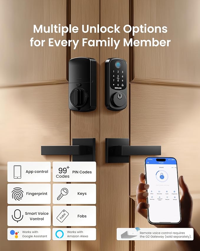DESLOC B200 Fingerprint Smart Lock - Image 3