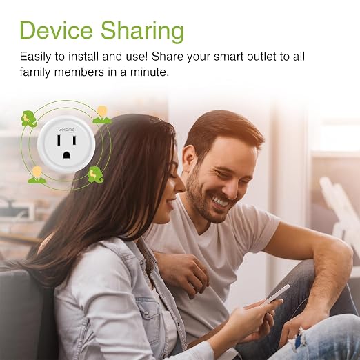 GHome Smart Plug Mini, WiFi Smart Outlet Plug Compatible - Image 7
