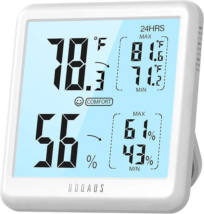 DOQAUS Digital Hygrometer Indoor Thermometer by DOQAUS