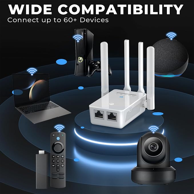 WiFi Extender Signal Booster, Long Range Internet Booster Extender - Image 3