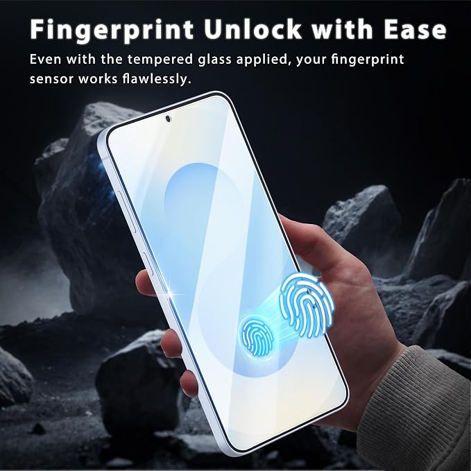 V-PORYADKU 3 Pack for Samsung Galaxy S25 Plus Screen Protector, 9H Tempered - Image 3
