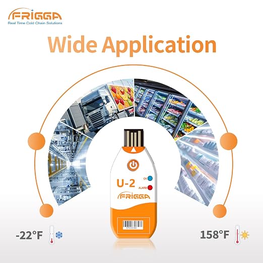 Frigga 100 Days USB Temperature Data Logger Single Use Temperature Recorder - Image 9