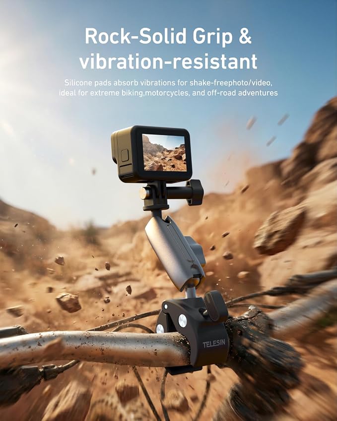 TELESIN Super Clamp Camera Mount - Image 6
