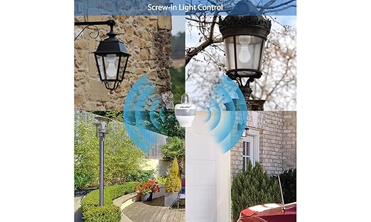 Smart Radar Motion Sensor Light Socket Adapter – E26/E27 Screw-in Add-On - Image 5