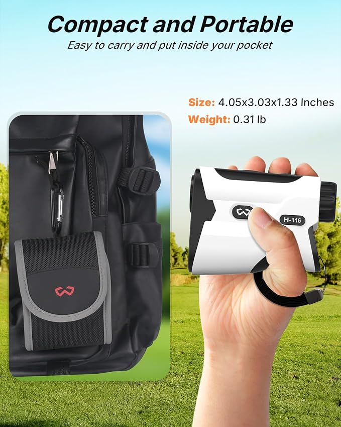 WOSPORTS Golf Rangefinder with Slope - Image 8