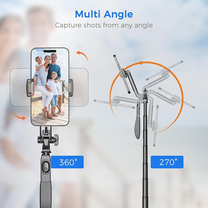 Selfie Stick Travel Tripod for Cell Phone - Image 4