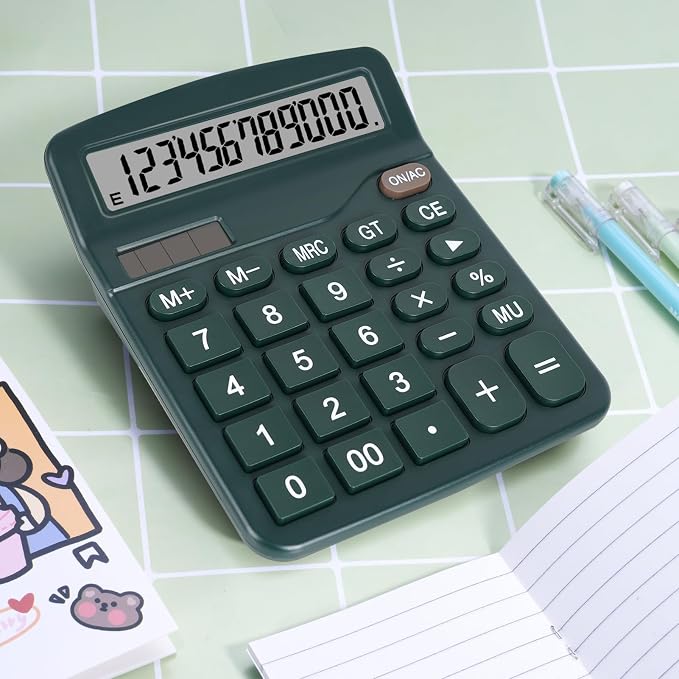 Dark Green Desktop Calculator - Image 2