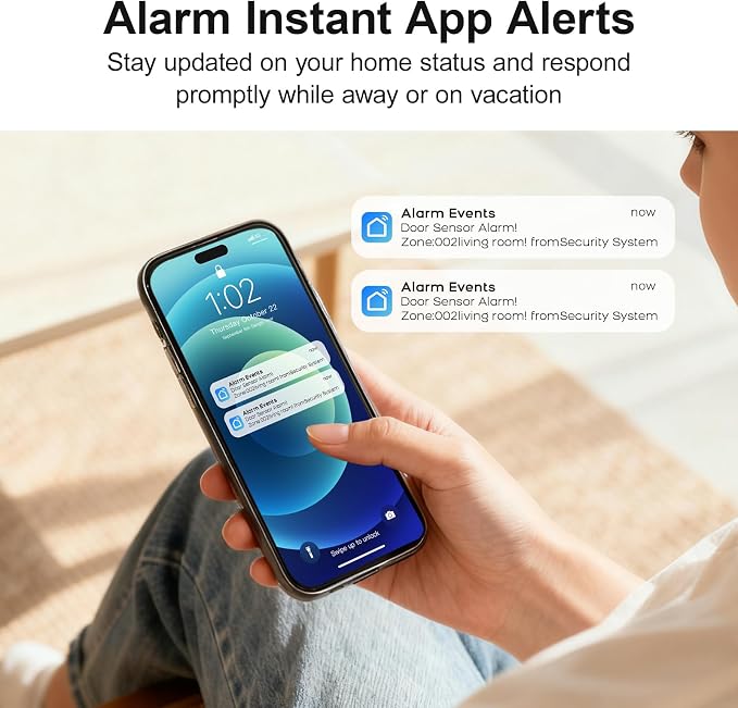 Wireless Alarm System for Home Security, SOS Button, Window Alarms, APP Control - Image 6