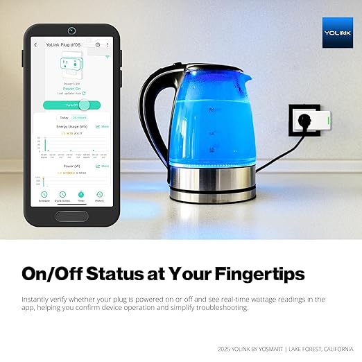 YoLink Plug Mini, Ultra-Compact Smart Outlet - Image 5