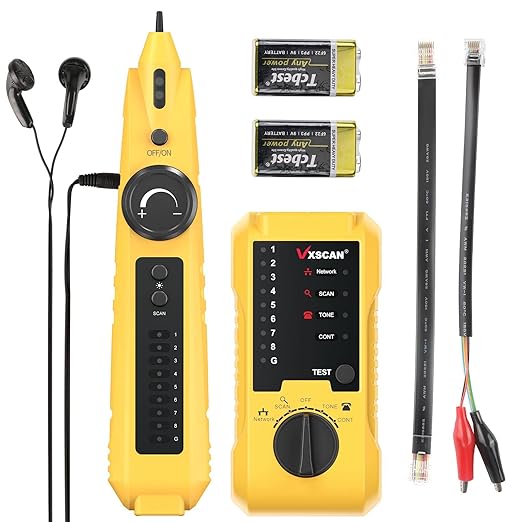 Network Cable Tester, VXSCAN Cable Tester Line Finder Wire Tracer by VXSCAN