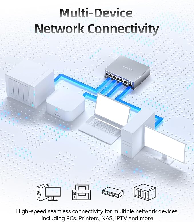 6-Port 2.5G Web Managed Ethernet Switch, VLAN/QoS/STP/IGMP/LACP Supported - Image 7