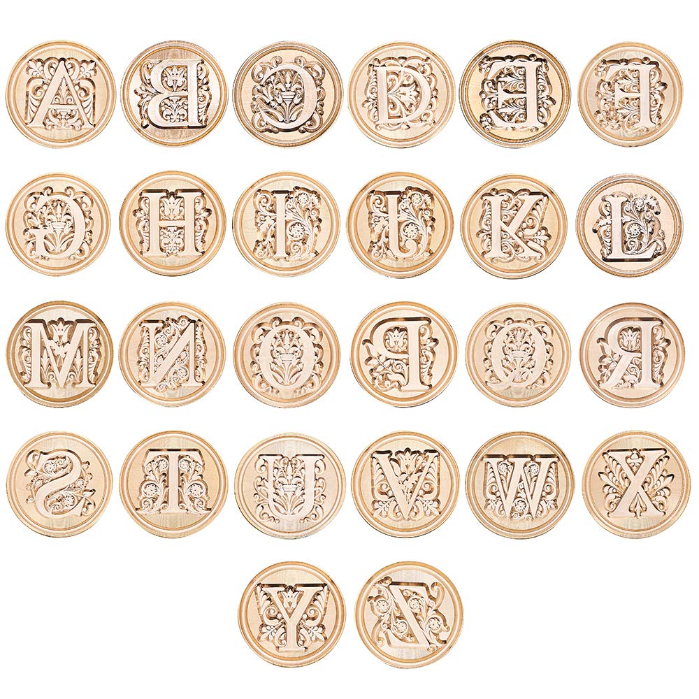 Letter Y Sealing Wax Stamp, Lucky Goddness Alphabet Wax Seal Stamp Y, Gold