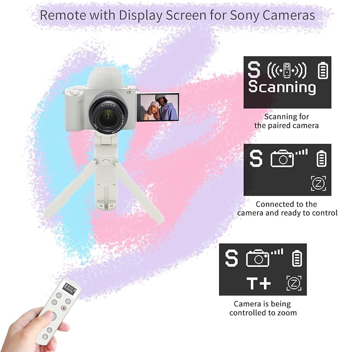 Remote Control for Sony Camera, USB-C Rechargeable Wireless Shutter Release - Image 4