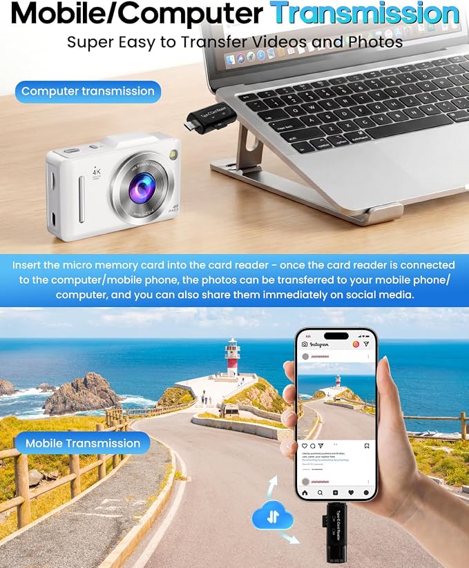 Digital Camera 4K Autofocus Vlogging Camera - Image 8