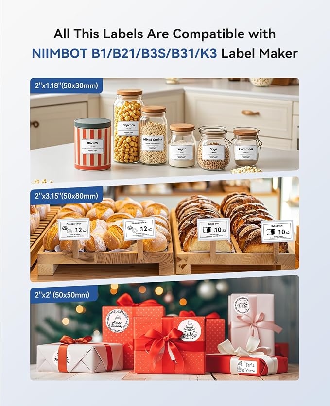 NIIMBOT B1 Label Maker Machine, Thermal Label Printer Easy to Use - Image 2