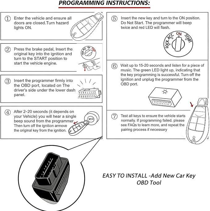 Key Fob Replacement, Keyless Entry Remote Kit - Image 10