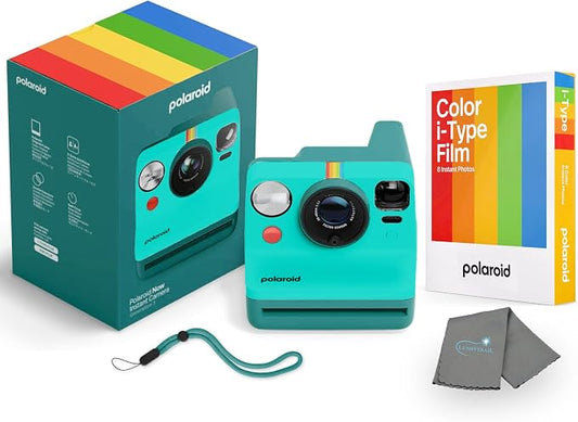 Polaroid Now 3rd Generation i-Type Instant Camera + 8 i-Type Color Film Bundle by Polaroid