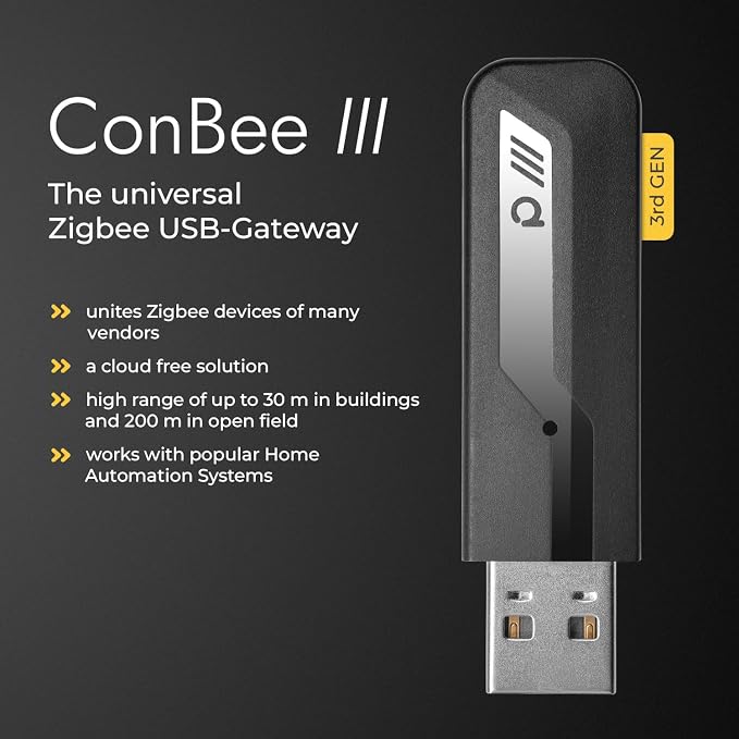 ConBee III - Universal Zigbee 3.0 USB Gateway dongle, incl. deCONZ & Phoscon App - Image 2