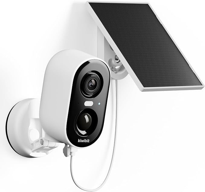 Kiwibit Solar Security Cameras Wireless Outdoor, 2K Magnetic Installation by Kiwibit