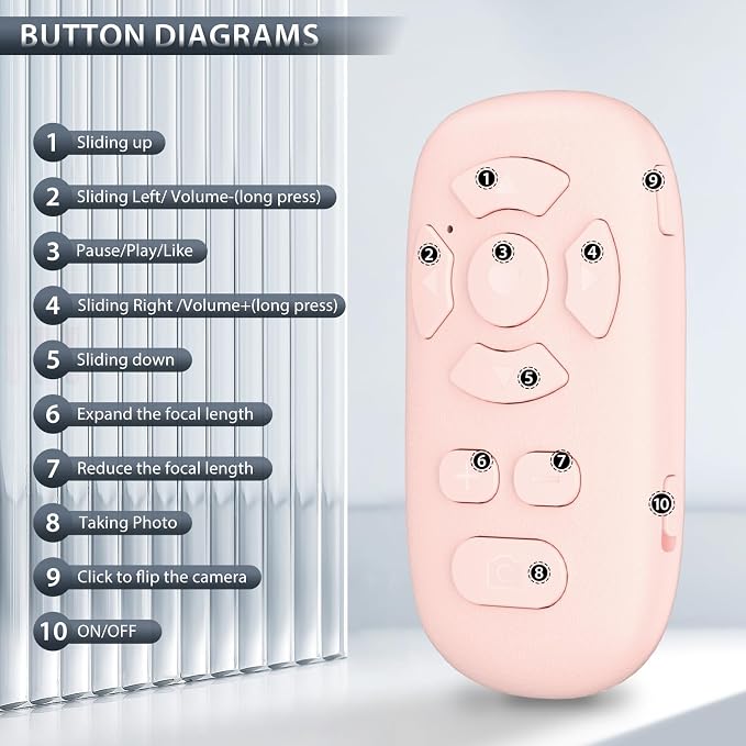 Wireless Camera Remote Control for iPhone & Android, TikTok Scrolling Remote - Image 7