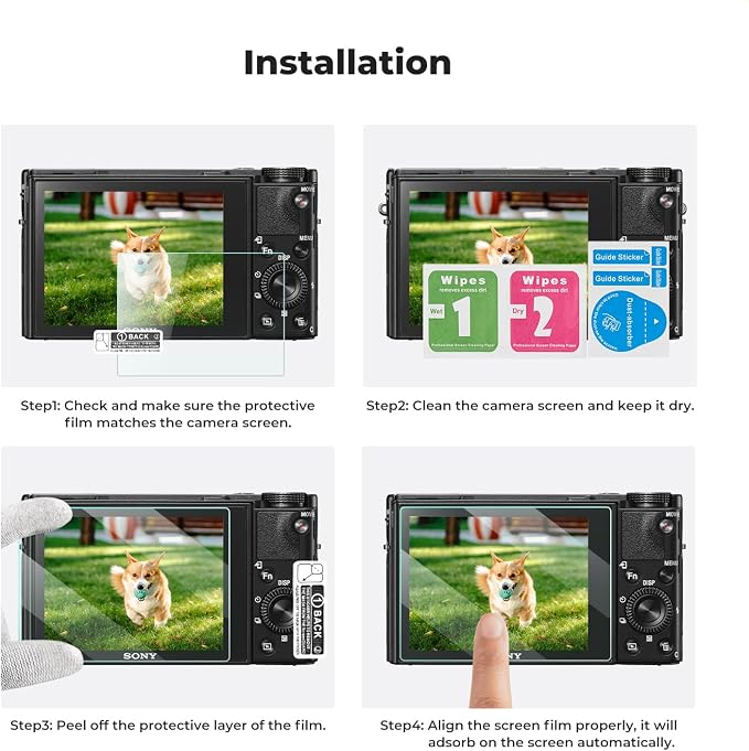 K&F CONCEPT 3pcs Screen Protector Compatible - Image 5