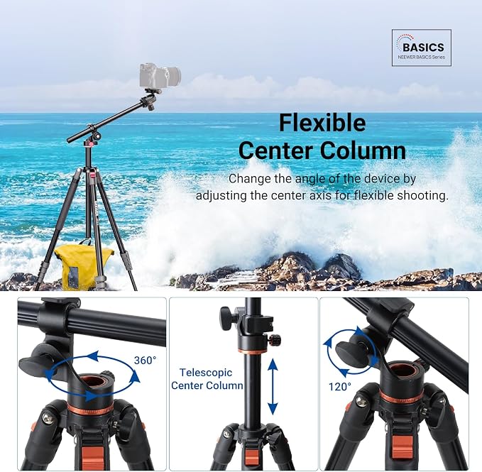 NEEWER Basics Overhead Camera Tripod Monopod - Image 2