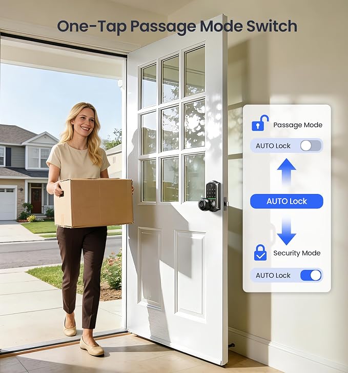 Veise VE018 Smart Knob Handle Lock - Image 7