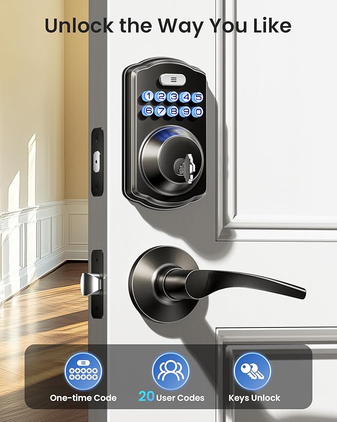 Veise Keyless Entry Door Lock - Image 2