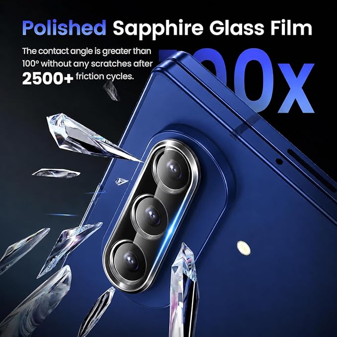 V-PORYADKU 3 Pack for Samsung Galaxy Z Fold 7 Screen Protector + 3 Pack Camera - Image 5