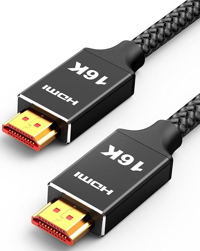 Capshi 16K HDMI Cable 2.2 3.3ft, 96Gbps High Speed Cord by Capshi