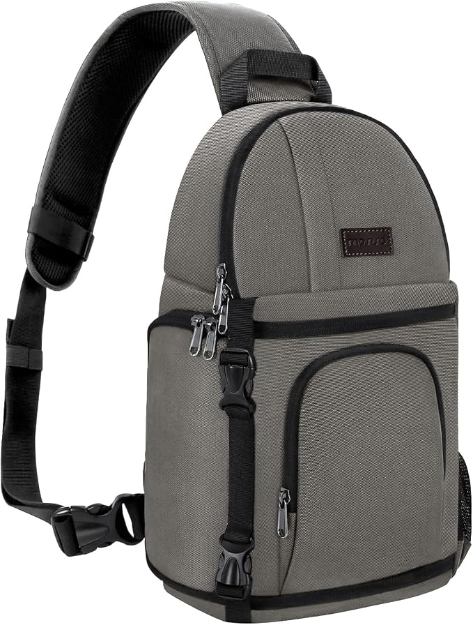 MOSISO Camera Sling Bag, DSLR/SLR/Mirrorless Camera Case Shockproof Photography by MOSISO
