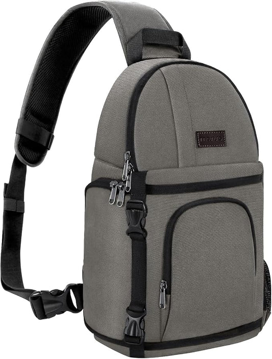 MOSISO Camera Sling Bag, DSLR/SLR/Mirrorless Camera Case Shockproof Photography by MOSISO