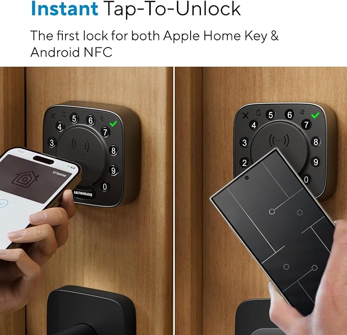 ULTRALOQ Bolt NFC Smart Lock, Tap to Unlock - Image 2