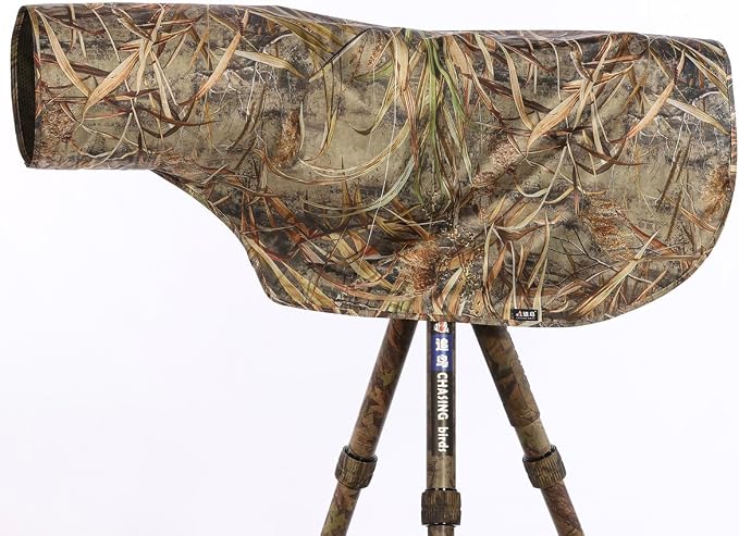 CHASING BIRDS Camouflage Waterproof Opaque Anti-UV Rain Covers Raincoat by CHASINGBIRDS