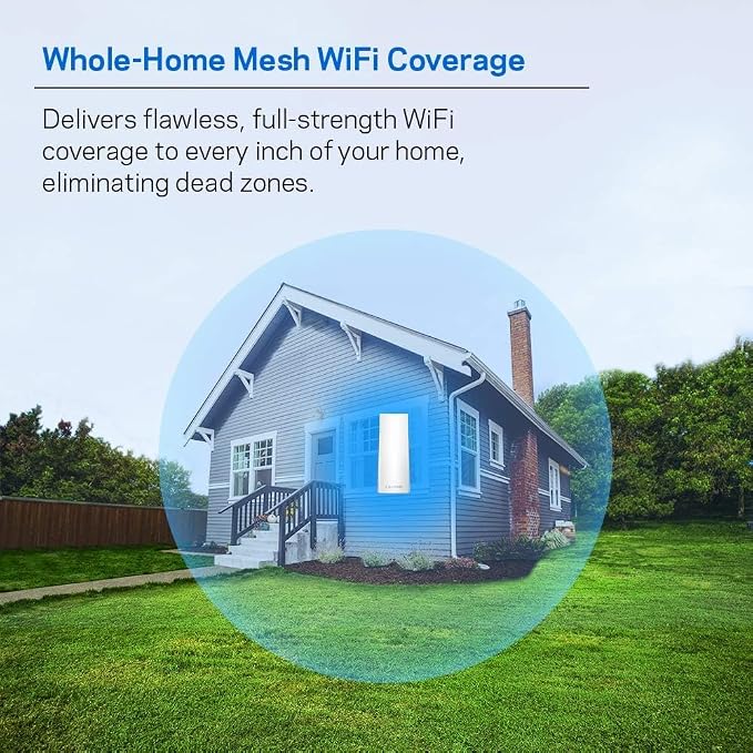 Linksys WHW0301 Velop Intelligent Mesh WiFi Router System: AC2200 Tri-Band - Image 8