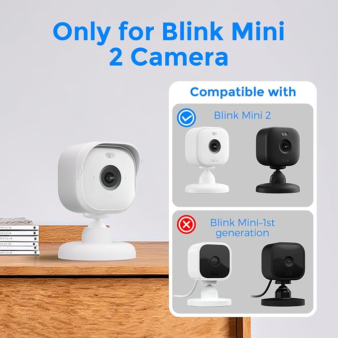 Camera Cover Compatible Blink Mini Silicone Skin Case, Anti-Scratch Protective - Image 3