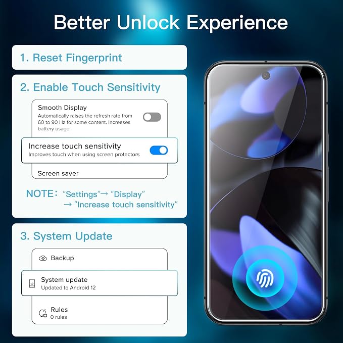 JETech Screen Protector for Google Pixel 9 - Image 3