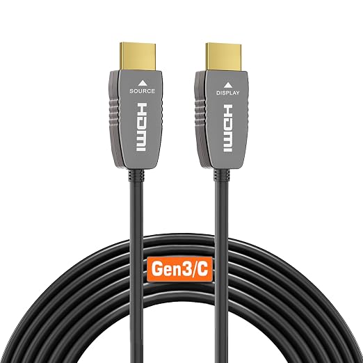RUIPRO 8K HDMI Ultra High Speed Latest 2.1b Certified Fiber Optic Cable CL2 by RUIPRO-ProfessionalQualityVideoandAudioYouCanSeeandHear