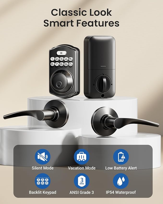 Veise Keyless Entry Door Lock - Image 4