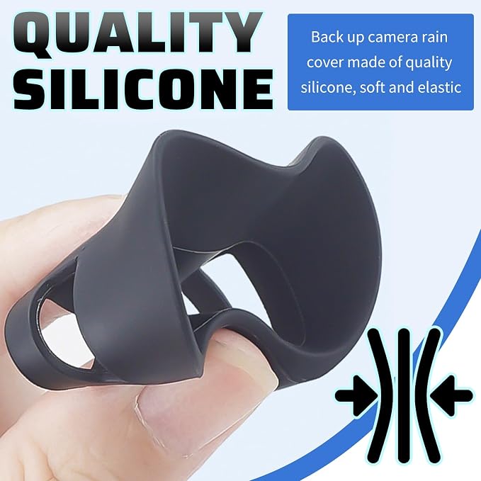 Car Backup Camera Rain Shield Silicone, Backup Camera - Image 5