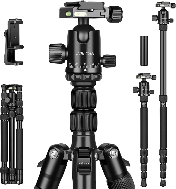 80/85 inches Heavy Duty Tripod for Camera and Phone, DSLR Binoculars Spotting by Victiv