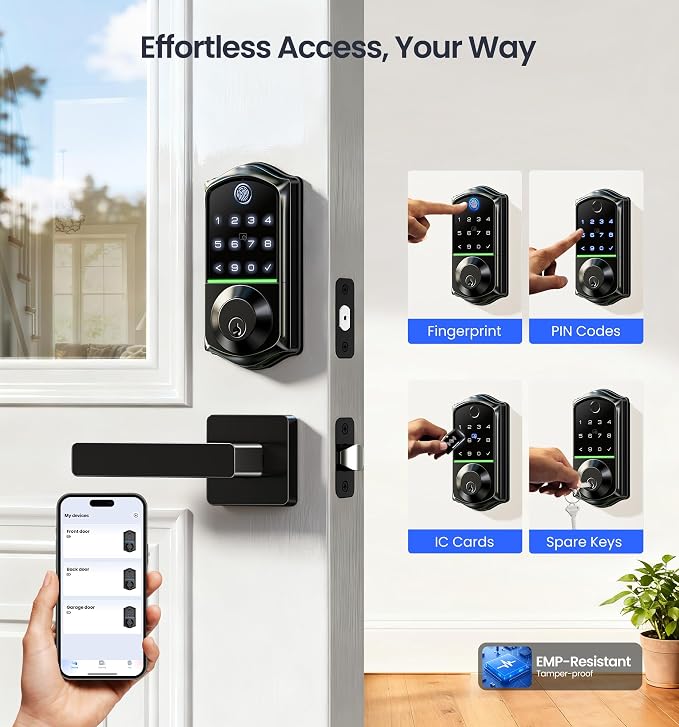 Veise VE017-B Fingerprint Smart Lock - Image 2