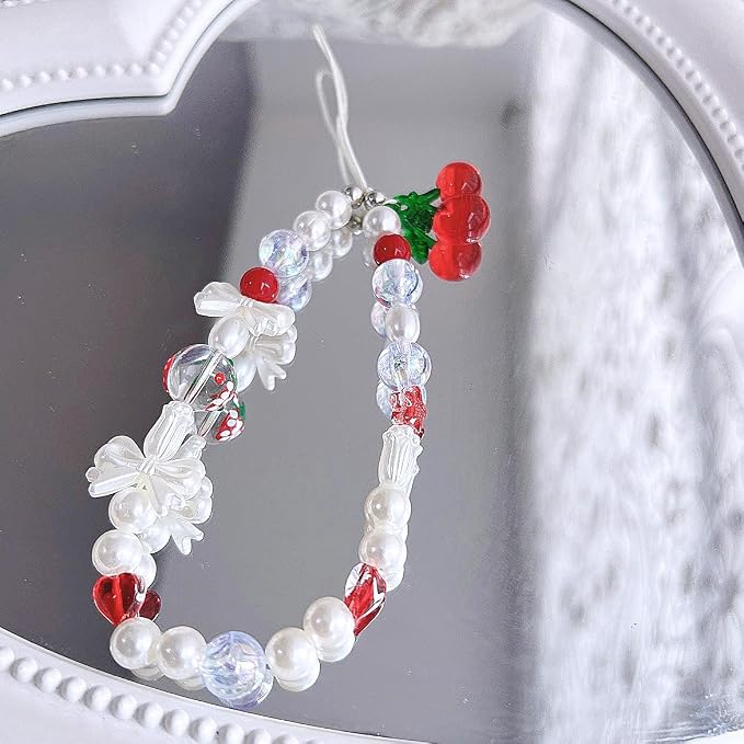 Beaded Camera Wrist Strap Cute Digital Camera Charm Lanyard, Phone Wristlet - Image 8