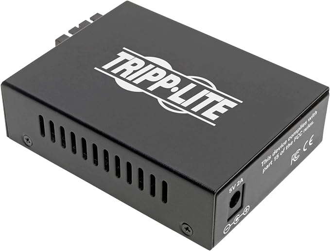 TRIPP LITE Network Copper RJ45 Ethernet to Fiber SC Duplex Singlemode Cable by TrippLite