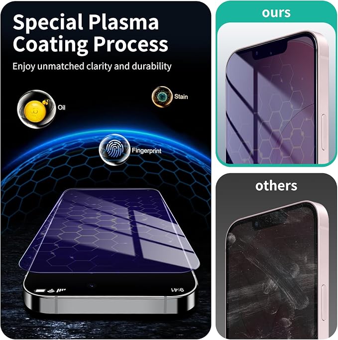 2-Pack Anti-Blue Light Privacy Screen Protector - Image 7