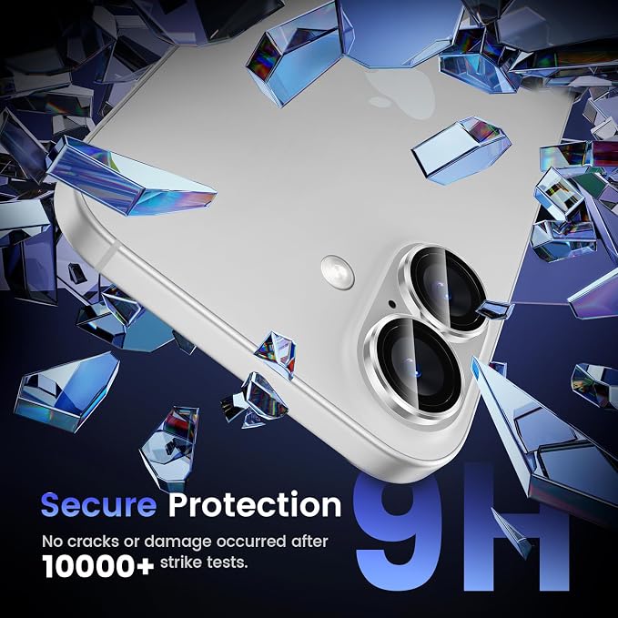 Tensea for iPhone 17 Camera Lens Protector, 9H Tempered Glass Camera Cover - Image 5