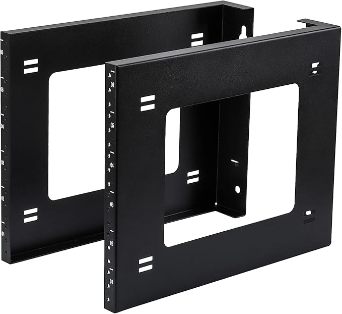 RIVECO 6U Open Frame Rack Wall Mount & Desktop Mount, No Assembly Required - Image 7